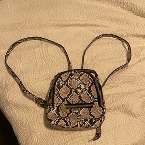 Small Snakeskin Backpack
